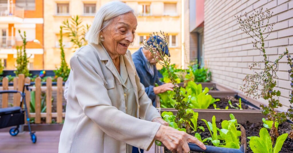 Seniors In Senior Living Community